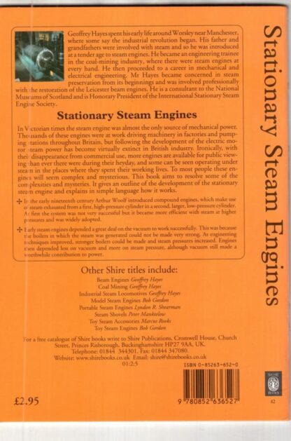 Stationary Steam Engines (Shire Library):Geoff Hayes - Image 2