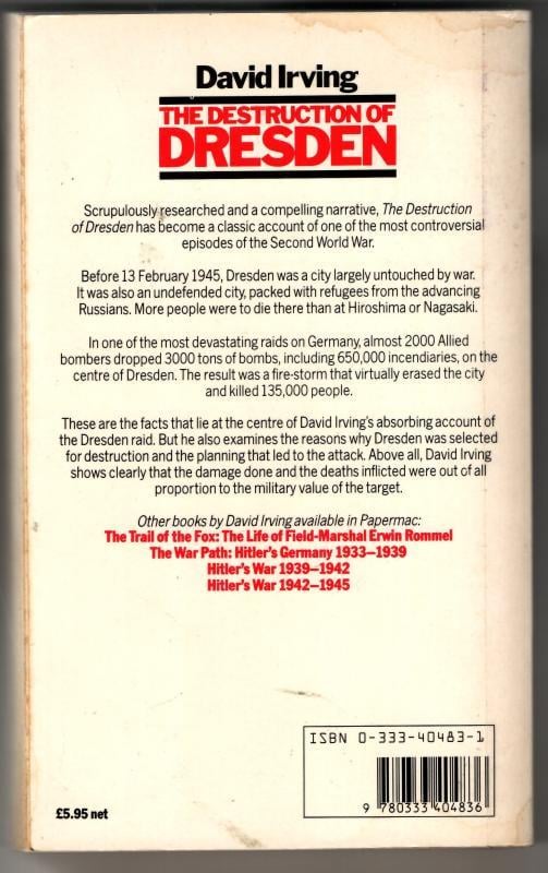 The Destruction Of Dresden : David Irving - Image 2