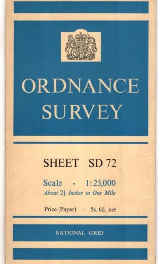 National Grid Sheet SD 72 Accrington:Ordnance Survey