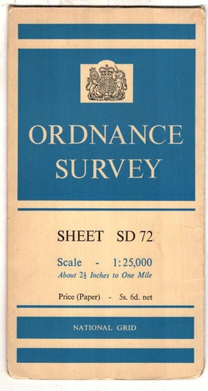 National Grid Sheet SD 72 Accrington:Ordnance Survey
