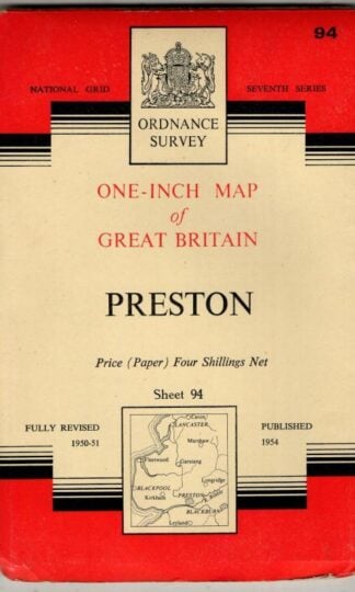 One-Inch Seventh Series Sheet 94 Preston : Ordnance Survey
