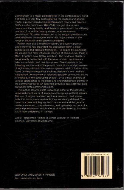 Politics in the Communist World : Leslie Holmes - Image 2
