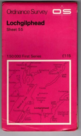 1:50,000 First Series Sheet 55 Lochgilphead : Ordnance Survey