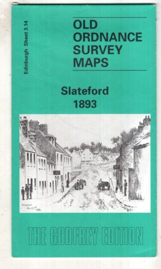 Slateford 1893: Edinburgh Sheet 3.14 (Old O.S. Maps of Edinburgh):Alan Godfrey Maps