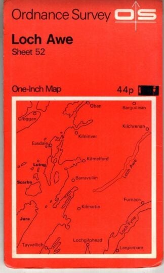 Loch Awe Sheet 52. One-Inch Map:Ordnance Survey