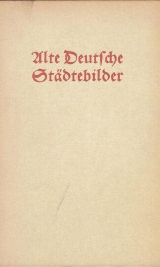 Ulte Deutsche Städtebilder:W.Bruhn
