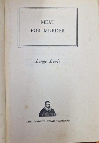 Meat for Murder : Lange Lewis - Image 2