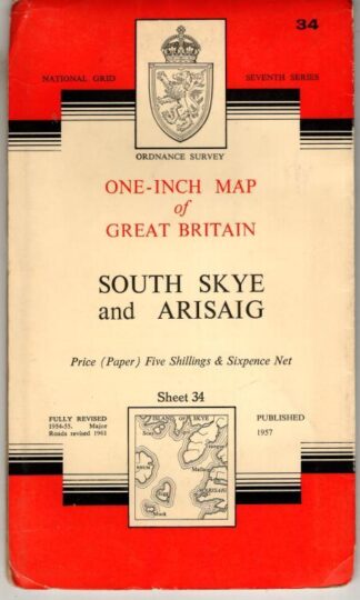 National Grid Seventh Series Sheet 34 South Skye and Arisaig : Ordnance Survey