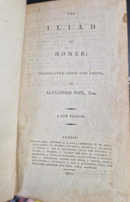 The Iliad of Homer : Alexander Pope (trans) - Image 2