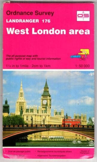 West London Area (Landranger Maps 176):Ordnance Survey