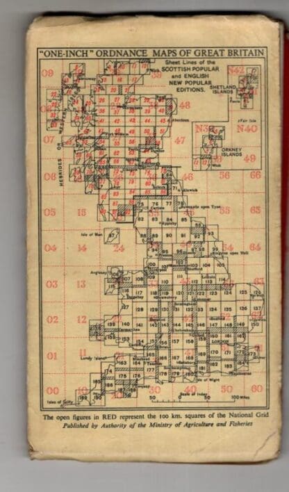 One-Inch Map of Scotland. Sheet 62 Loch Katrine : Ordnance Survey - Image 2