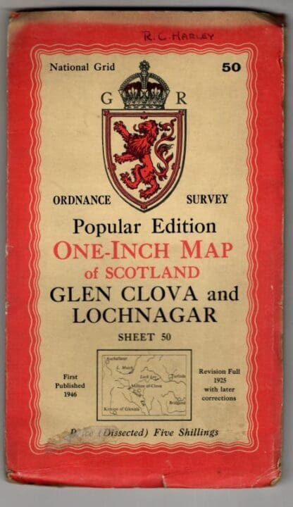 One-Inch Map of Scotland. Sheet Glen Cova : Ordnance Survey