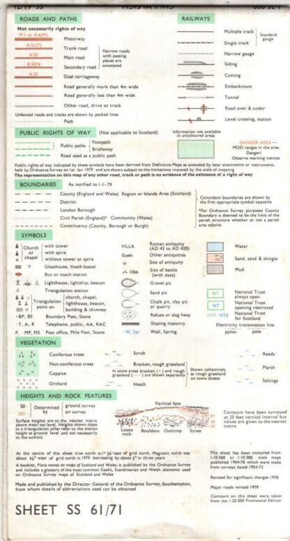 Chumleigh (Pathfinder SS 61/71) : Ordnance Survey - Image 2