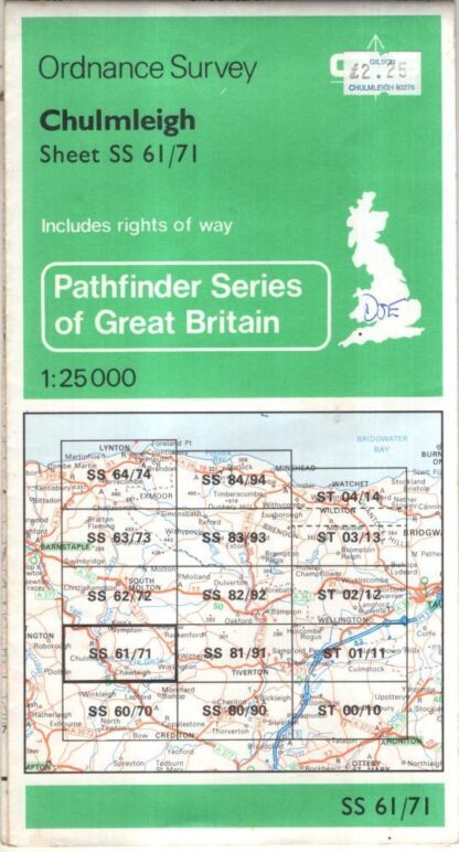 Chumleigh (Pathfinder SS 61/71) : Ordnance Survey