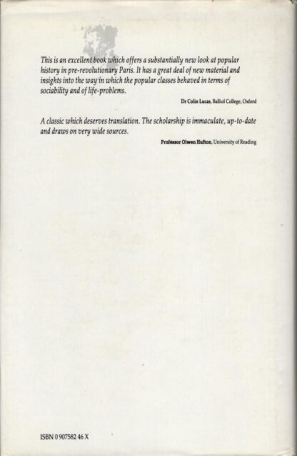 The People of Paris: An Essay in Popular Culture in the 18th Century : Daniel Roche - Image 2
