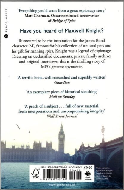 M: Maxwell Knight, MI5's Greatest Spymaster : Henry Hemming - Image 2