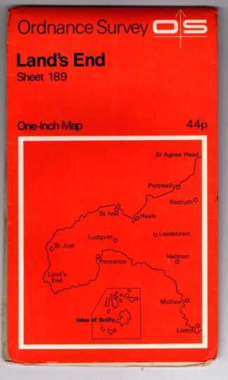 One-Inch Map. Sheet 189 Land's End : Ordnance Survey