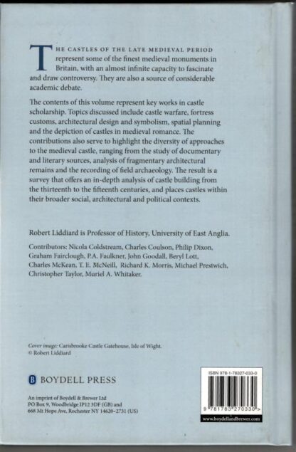 Late Medieval Castles : Robert E. Liddiard - Image 2