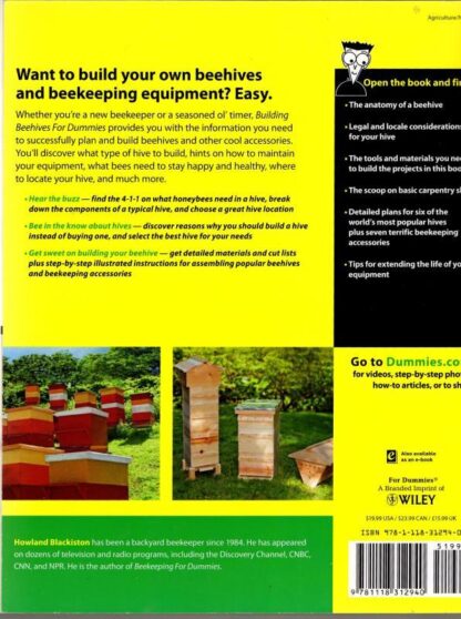Building Beehives For Dummies (For Dummies Series) : Howland Blackiston - Image 2