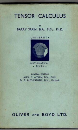 Tensor Calculus : Barry Spain