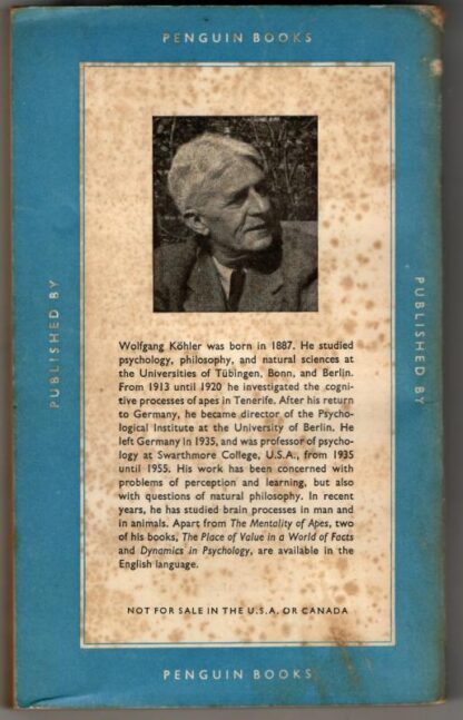 The Mentality of Apes : Wolfgang Köhler - Image 2