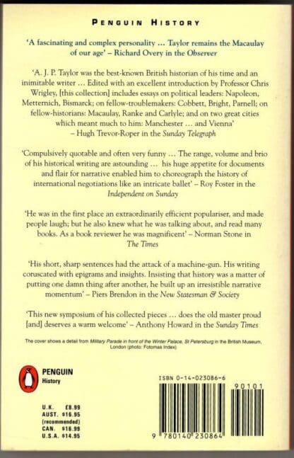 From Napoleon to the Second International: Essays On Nineteenth-Century Europe : A. Taylor - Image 2