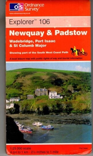 Explorer Sheet 106. Newquay and Padstow : Ordnance Survey