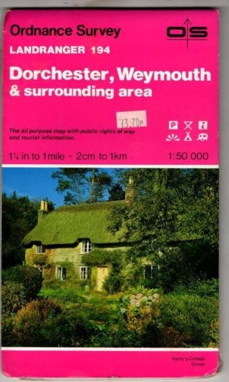 Landranger Sheet 194 Dorchester, Weymouth and Surrounding Area: Sheet 194 : Ordnance Survey