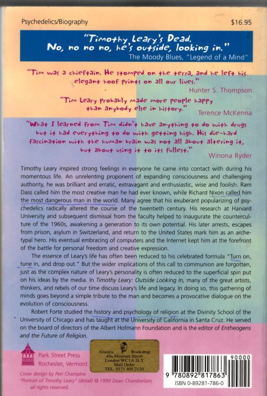 Timothy Leary: Outside Looking in : Robert Forte (ed.) - Image 2