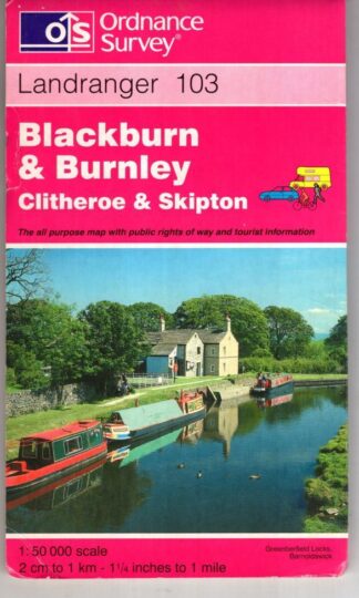Blackburn and Burnley, Clitheroe and Skipton: Landranger 103:Ordnance Survey