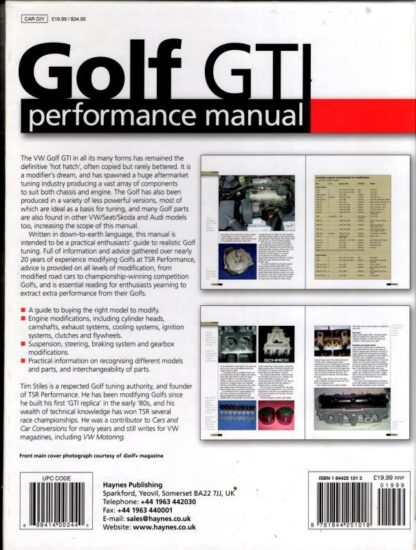 Golf GTI Performance Manual (Haynes Performance Manual) : Tim Stiles - Image 2