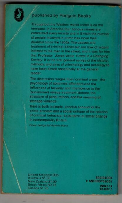 Crime in a Changing Society : Howard Jones - Image 2