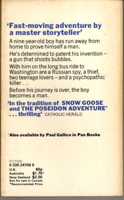 Boy Who Invented the Bubble Gun: An Odyssey of Innocence : Paul Gallico - Image 2