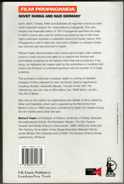Film Propaganda: Soviet Russia and Nazi Germany (Cinema and Society) : Richard Taylor - Image 2