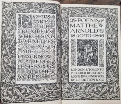 The Poems of Matthew Arnold 1840 to 1866 : Matthew Arnold – High
