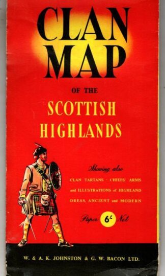 Clan Map of the Scottish Highlands : Johnston's