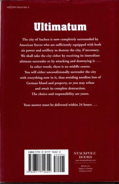 Aachen: The U.S. Army's Battle for Charlemagne's City in World War II : Robert W. Baumer - Image 2
