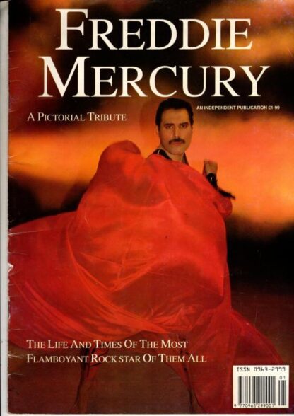 FREDDIE MERCURY A PICTORIAL TRIBUTE : HUW COLLINGBOURNE