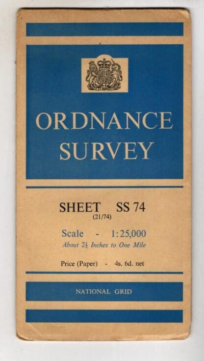 1:25000 First Series. Sheet SS 74 Lynton : Ordnance Survey