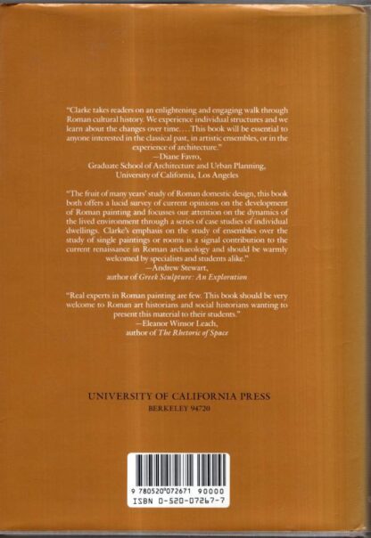 The Houses of Roman Italy 100 BC–AD 250 – Ritual, Space & Decoration: Ritual, Space, and Decoration : Clarke - Image 2