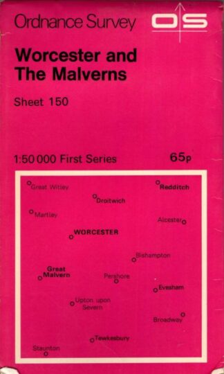 1:50,000 First Series Sheet 150 Worcester and the Malverns : Ordnance Survey