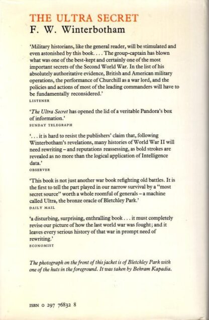 The Ultra Secret : F.W. Winterbotham - Image 2