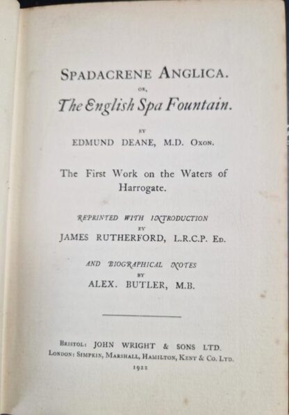 Spadacrene Anglica : Edmund Deane - Image 2