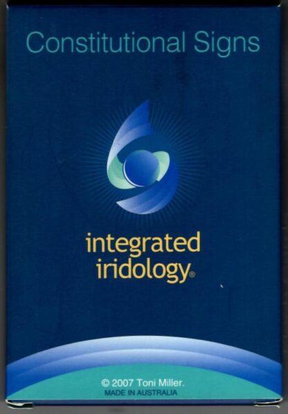 Iridology Constitutional Signs flash cards : Toni Miller