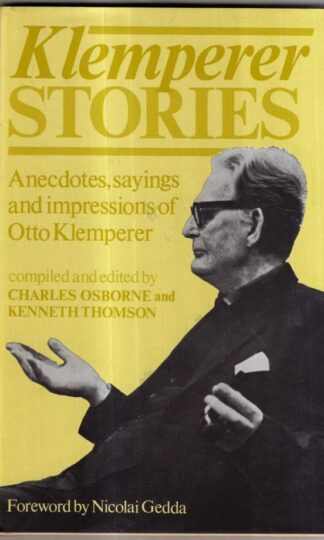 Klemperer Stories : Charles Osborne (ed)