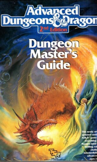 The Dungeon Master's Guide (Advanced Dungeon and Dragons 2nd Edition Hardcover Rulebook) : Gary Gygax