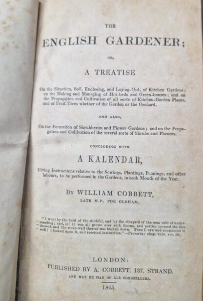 The English Gardener : William Cobbett - Image 2