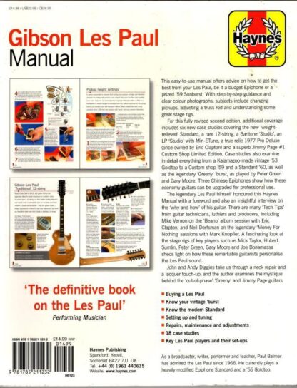 Gibson Les Paul Manual (Haynes Manual/Music): How to buy, maintain and set up the legendary Les Paul electric guitar : Paul Balmer - Image 2
