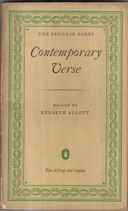 The Penguin Book of Contemporary Verse:Kenneth Allott (Ed)