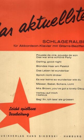 Das Aktuellste Schlageralbum:Fried Detleff